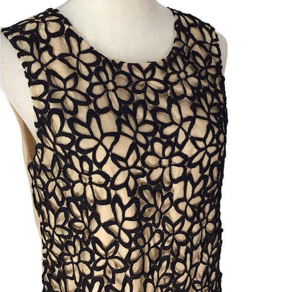 Neiman Marcus Target Lela Rose Floral Lace Sleeveless Blouse Size Medium - Picture 4 of 7